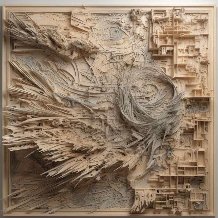 نموذج ثلاثي الأبعاد لآلة CNC 3D Art 